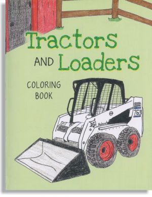 Tractors and Loaders Coloring Book