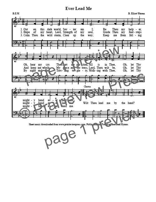 Song: Ever Lead Me