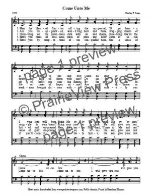 Song: Come Unto Me