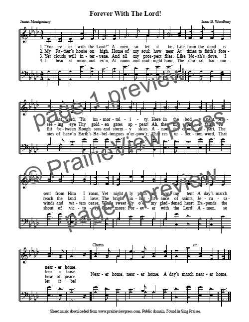 Song: Forever With The Lord