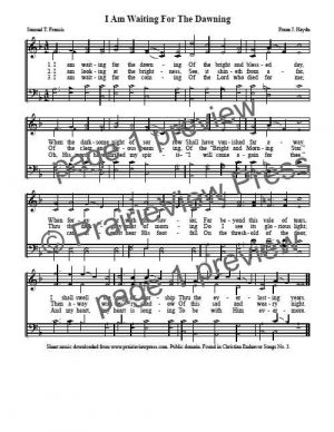 Song: I Am Waiting For The Dawning