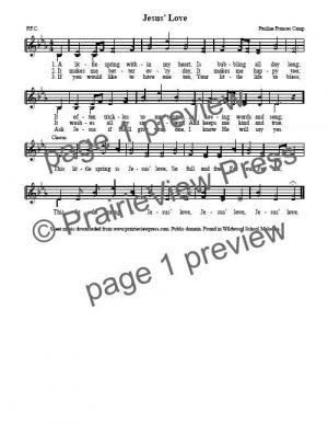 Song: Jesus' Love