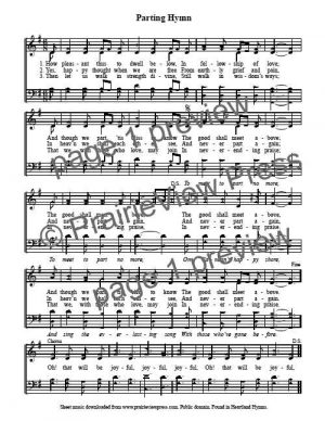 Song: Parting Hymn