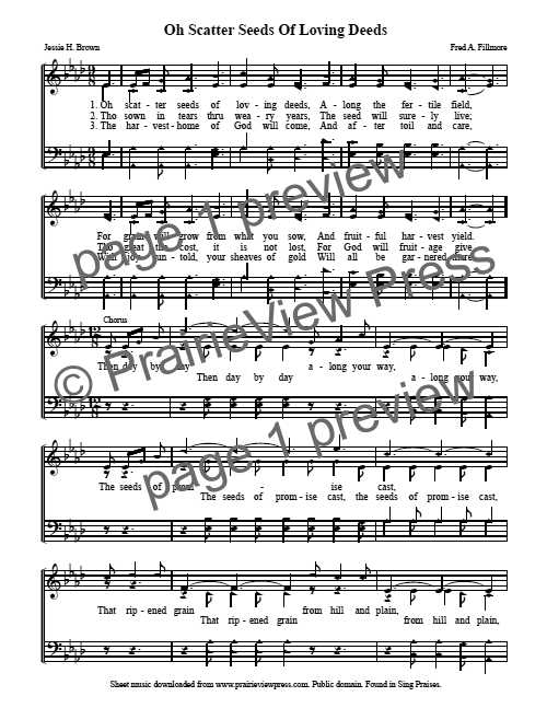 Song: Seeds Of Promise