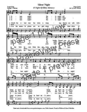 Song: Silent Night Holy Night