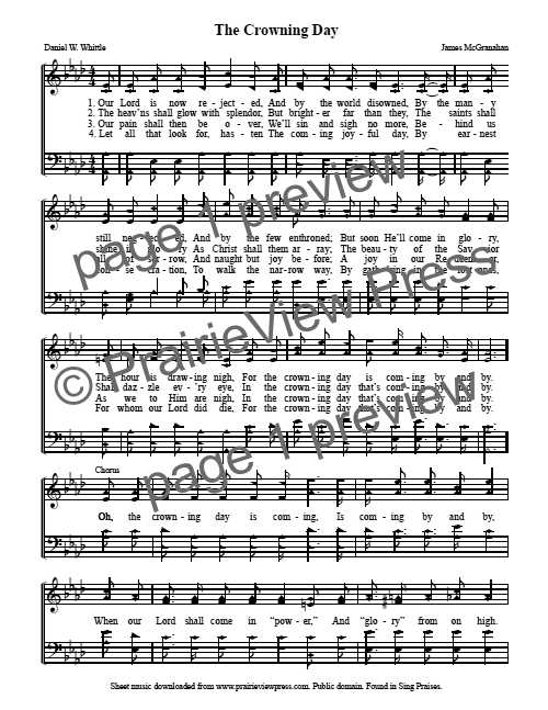Song: The Crowning Day