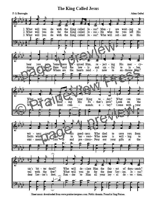 Song: The King Called Jesus