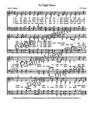 Song: No Night There