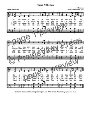 Song: Sweet Affliction