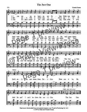Song: The Just One
