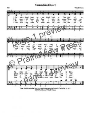 Song: Surrendered Heart
