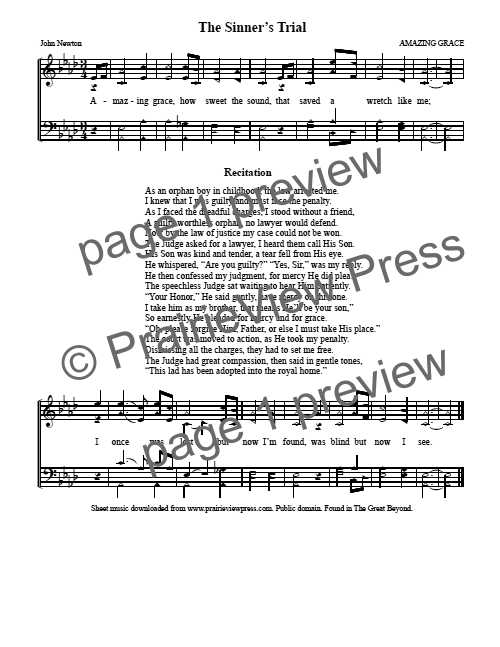 Song: The Sinner's Trial