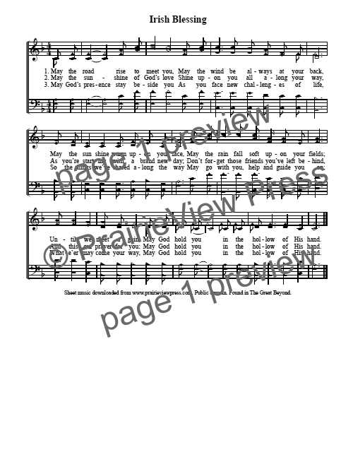 Song: Irish Blessing