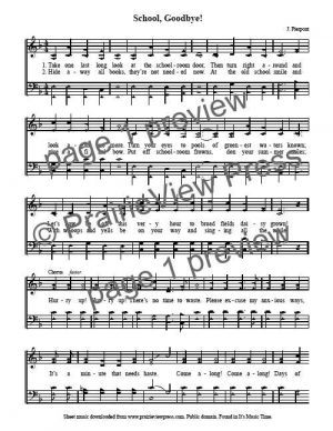 Song: School Goodbye!