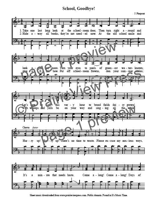 Song: School Goodbye!