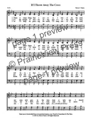 Song: If I Throw Away The Cross