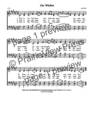 Song: Our Wisdom
