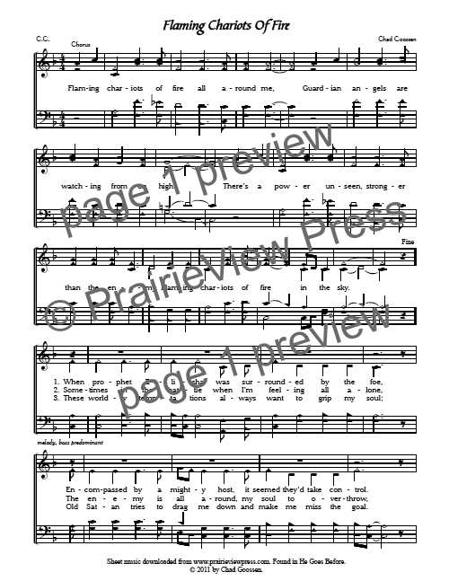 Song: Flaming Chariots Of Fire