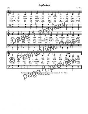 Song: Safely Kept