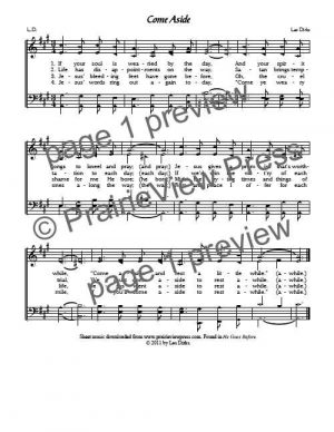 Song: Come Aside