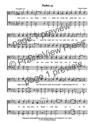 Song: Psalm 23