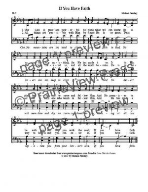Song: If You Have Faith