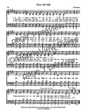 Song: Peace Be Still