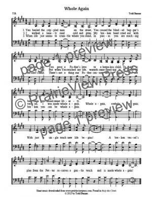 Song: Whole Again